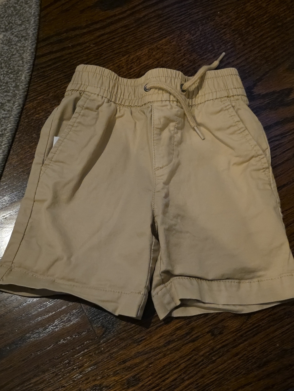 GAP Beige Drawstring Twill Shorts